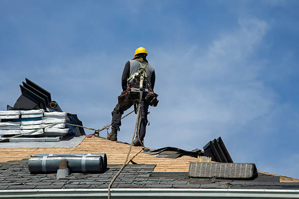Professional Roofing technician working in Westlake Village, CA